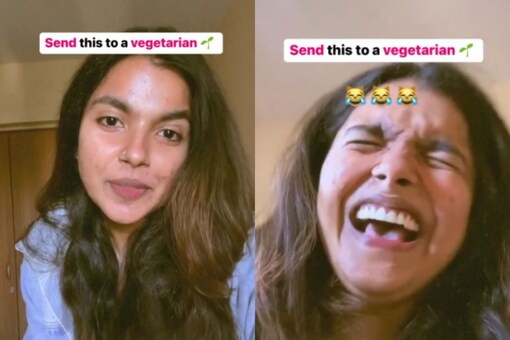 Viral Video: Influencer's Skit on Dating 'Vegetarian Men' Gets Criticised on Social Media (Photo Credits: Instagram/@prapti.elizabeth)