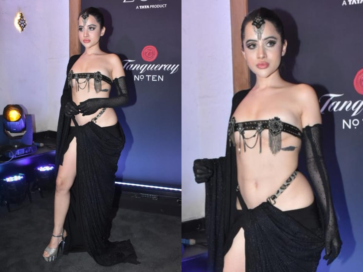 Urfi Javed's Bold Saree Look Makes Netizens Sing 'Mujhse Shaadi Karogi';  Watch