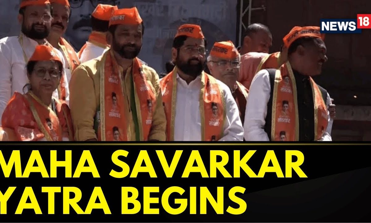 Maharashtra News | Savarkar Yatra Held In Maharashtra Begins | Latest ...