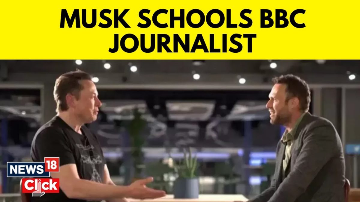 Elon Musk BBC Interview News LIVE | Elon Musk Slams BBC journalist On ...