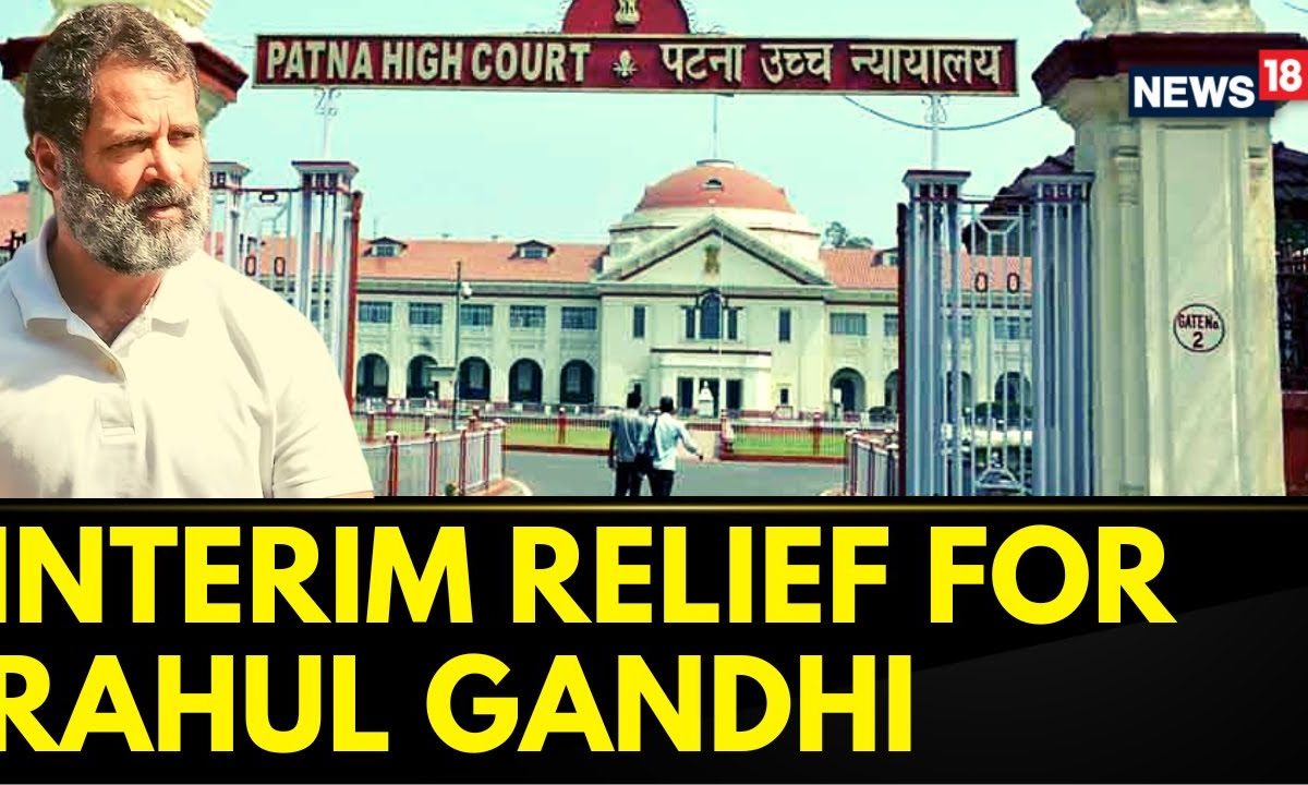 Rahul Gandhi Defamation Case Patna High Court Stays Rahul Gandhis Conviction In Modi Surname 3971