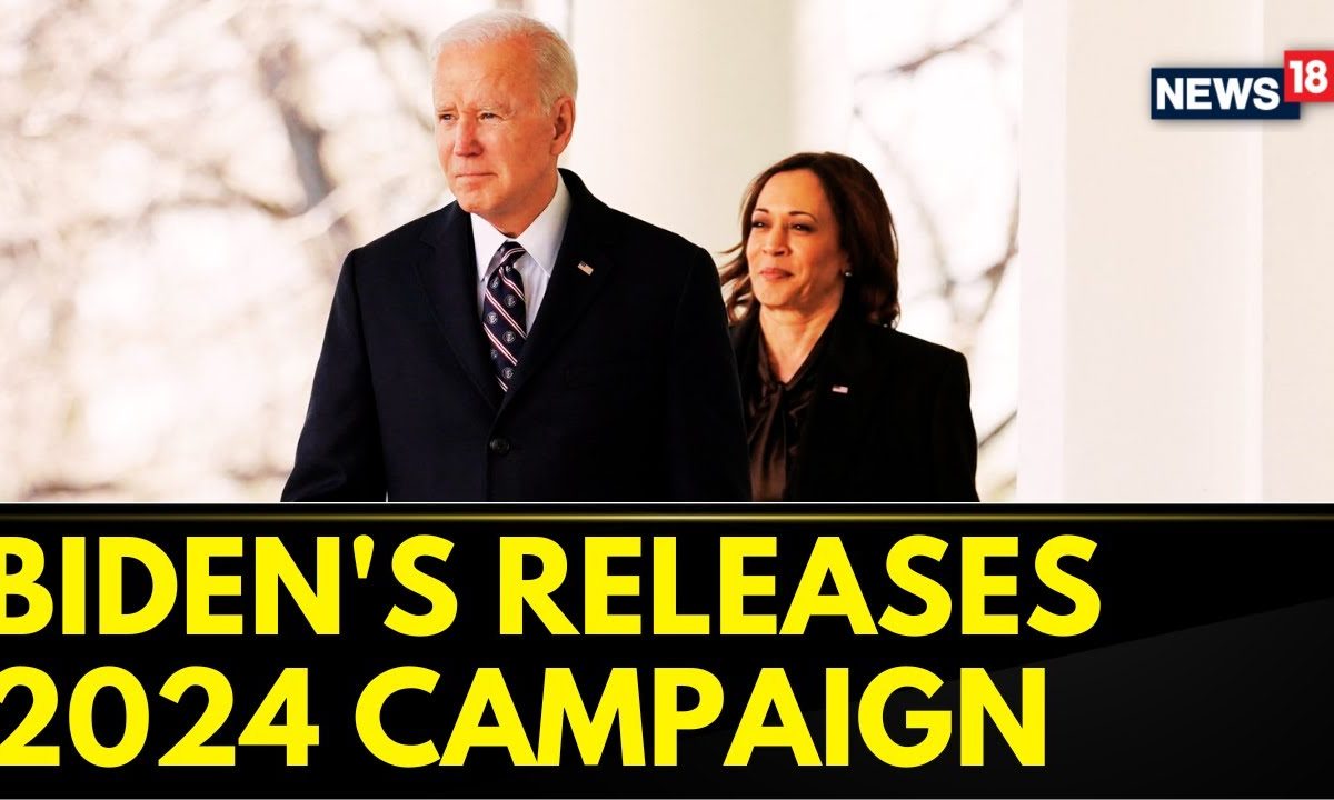 USA President Joe Biden Releases 2024 Campaign With Vice President ...