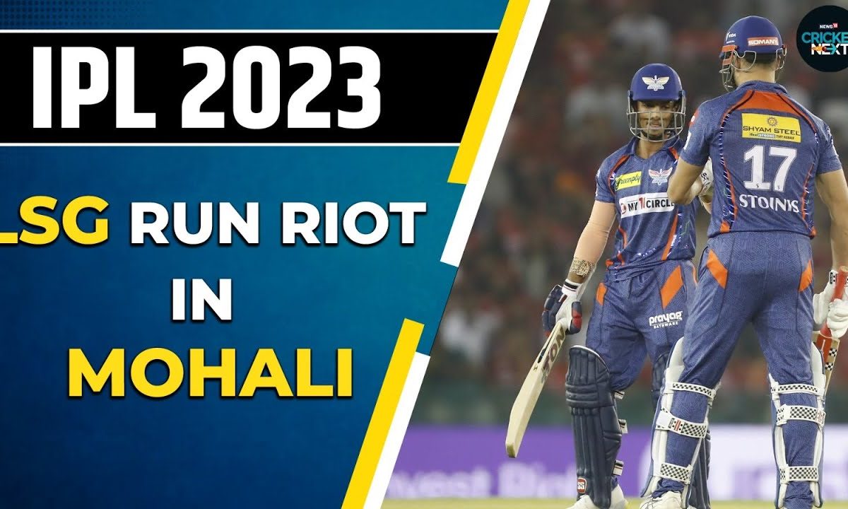 IPL 2023 LSG Batters Smash PBKS for Second Highest IPL Score of all