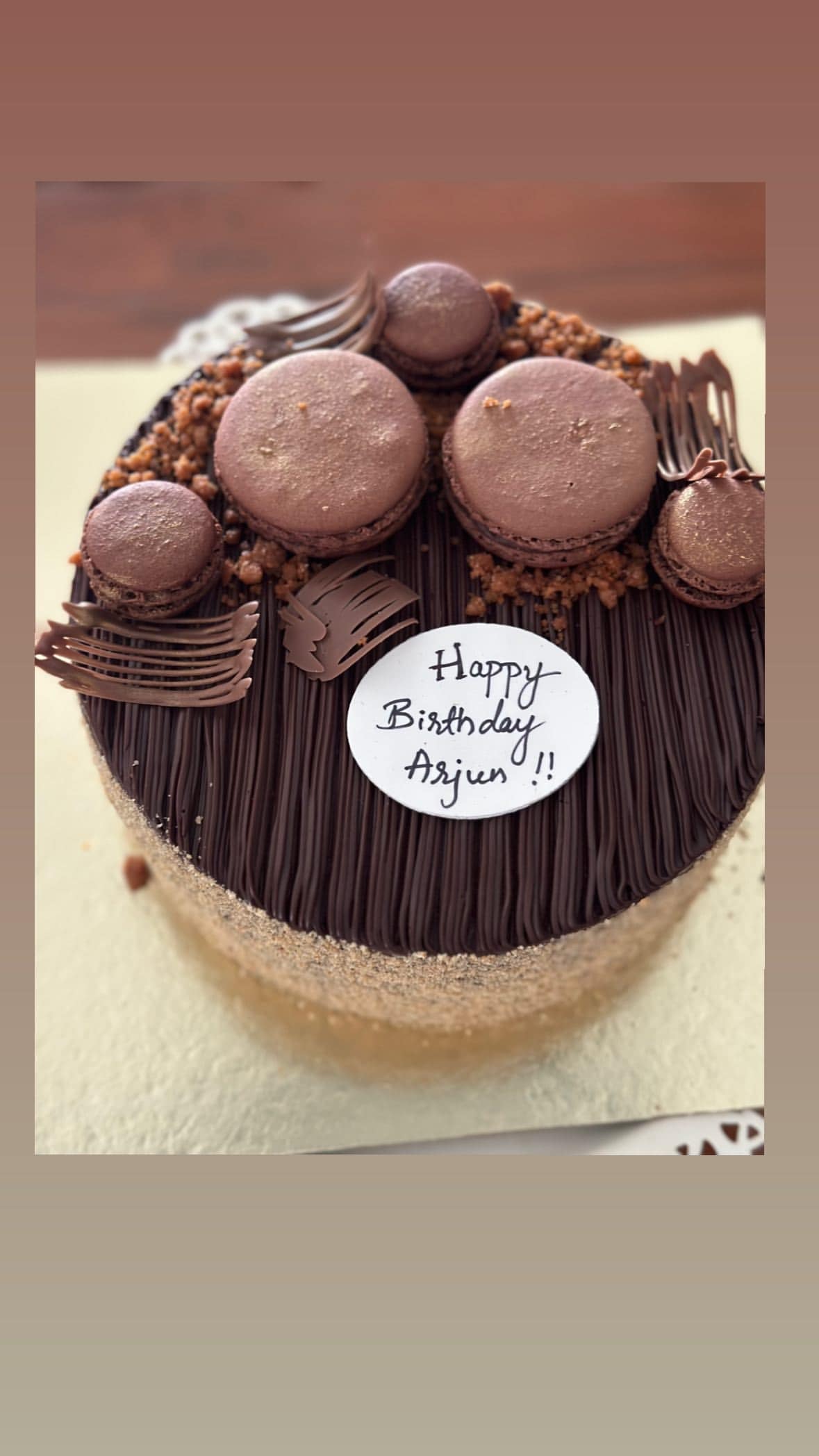 Happy birthday #Arjun - BLACK cake's Home made cake | Facebook