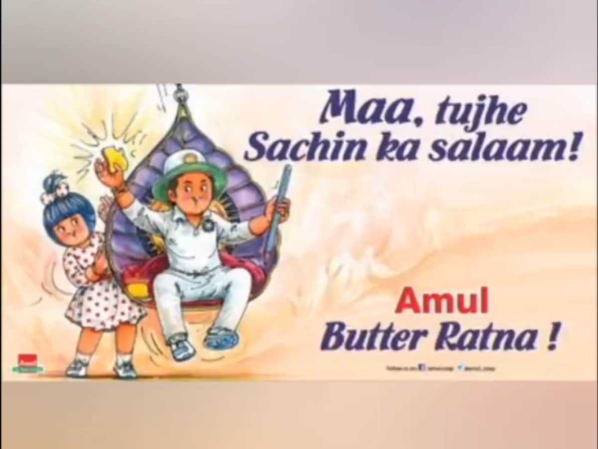Amul's Birthday Wish For Sachin Tendulkar Takes Fans On Nostalgic ...
