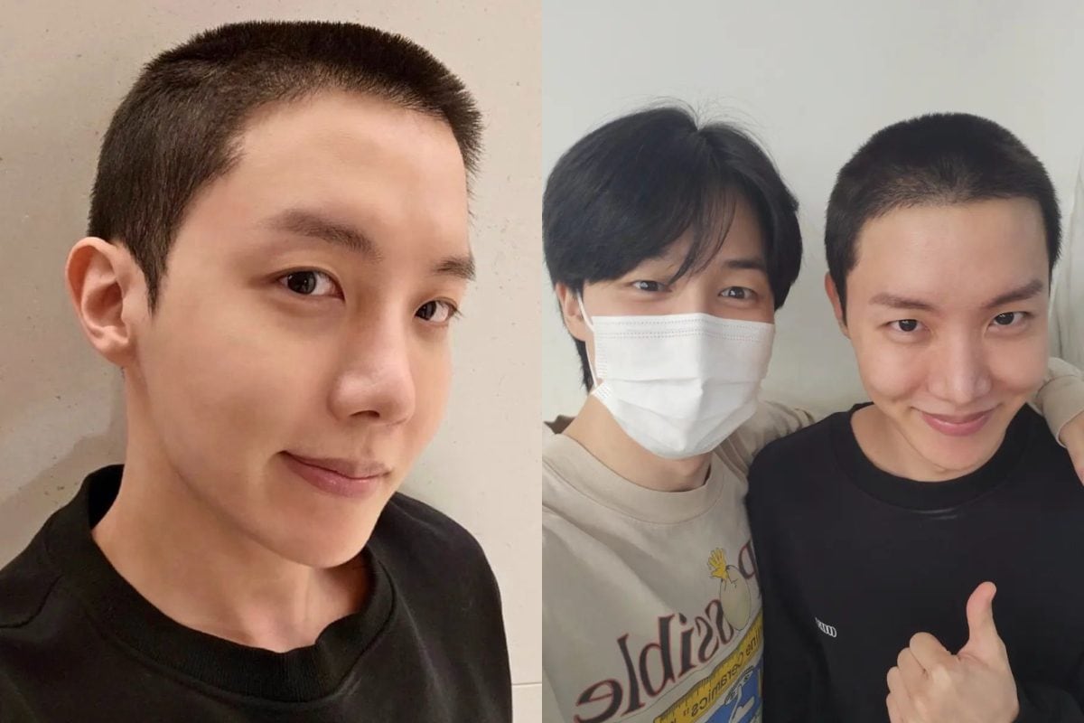 J-Hope Shares New Military-Approved Buzzcut Photo, Farewell to Fans