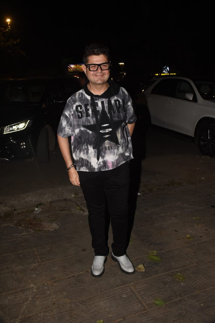 Dabboo Ratnani seen arriving for the birthday bash.