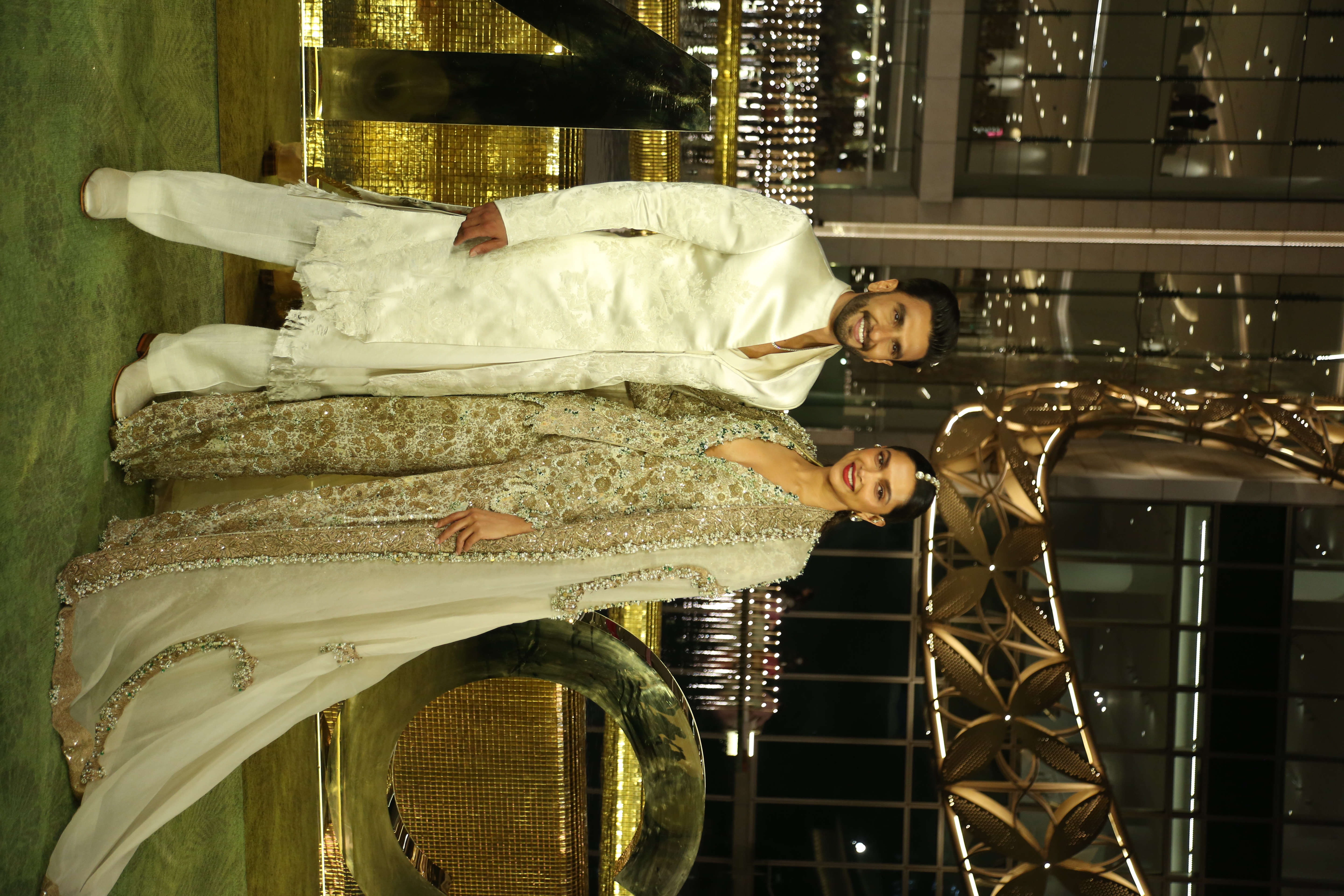 Ranveer Singh and Deepika Padukone seen at the launch of NMACC.