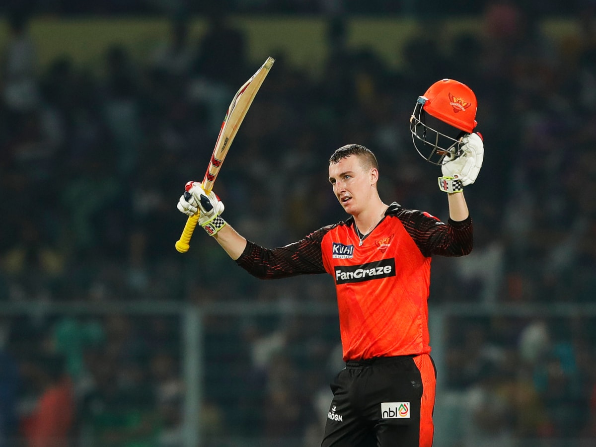 IPL 2023 SRHs Harry Brook Becomes First Centurion of the Season With Sublime Knock Against KKR