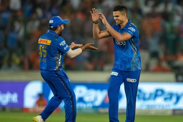 Watch Arjun Tendulkar Picks His Maiden Ipl Wicket Helps Mi Claim 14 Watch Arjun Tendulkar Picks His Maiden Ipl Wicket Helps Mi Claim 14