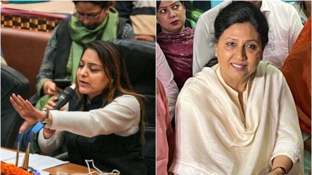 AAP leader Shelley Oberoi and BJP leader Shikha Rai are set to contest the Delhi Mayor elections (Source: PTI/ANI)