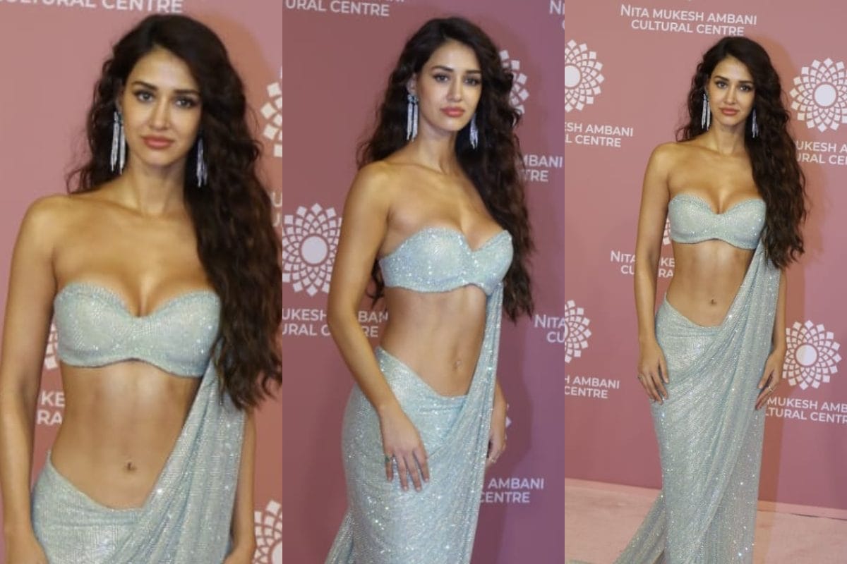 HOT! Disha Patani Goes Bold in Revealing Saree With Strapless Bra