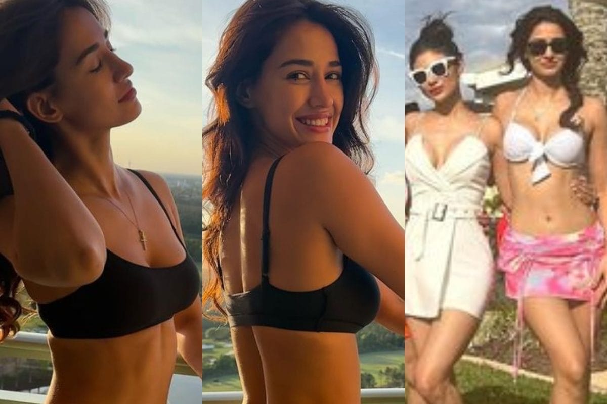 HOT! Disha Patani Poses in Nothing But Black Bra, Raises Heat on Instagram  With Sexy Photos - News18
