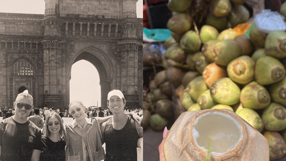 Gigi Hadid Poses in Front of Gateway of India, Enjoys 'Nariyal Pani' on 1st Trip to Mumbai, See Pics - Vimarsana News