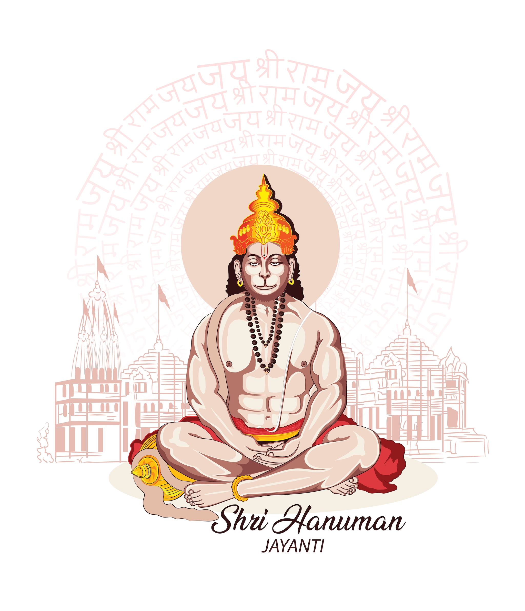 Hanuman Jayanti glowing wallpaper download (1) Total PNG | Free Stock Photos