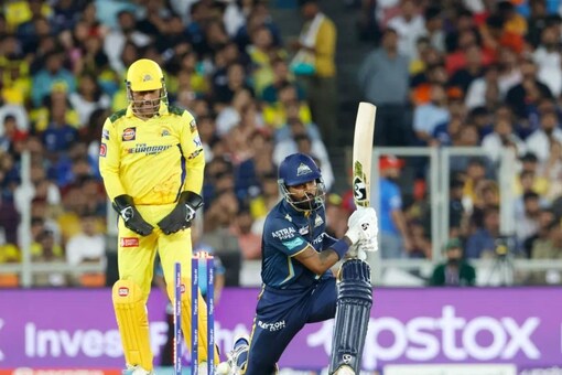 Hardik Pandya lost his wicket to Ravindra Jadeja in the IPL 2023 opener (Photo: iplt20.com)