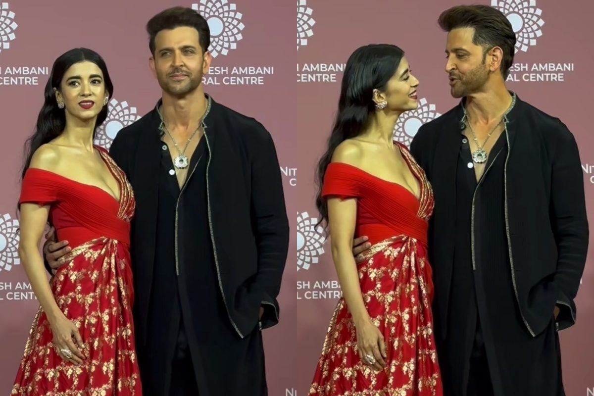 Hrithik Roshan Can't Stop Looking At GF Saba Azad At NMACC Gala, Couple  Walk Hand-In-Hand; Watch - News18