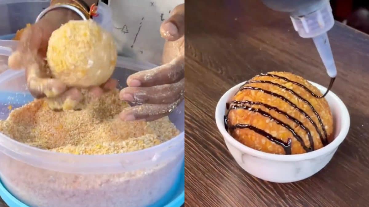 Bizarre Video of Vendor Making 'Fried Ice Cream' Goes Viral Leaving
