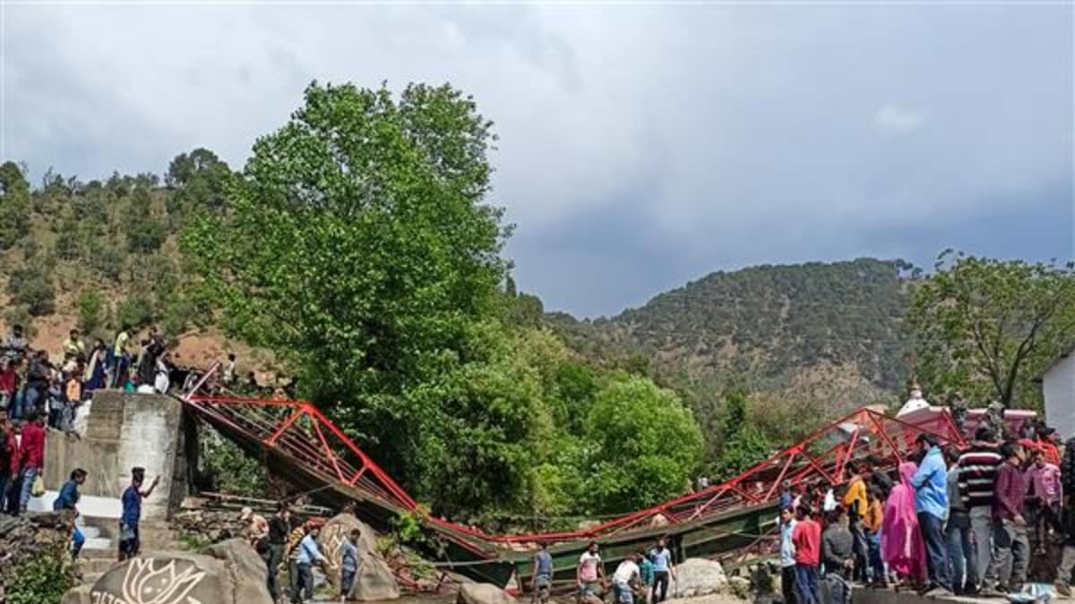 At Least 80 Injured After Footbridge Collapses During Baisakhi Celebrations in J&K’s Udhampur