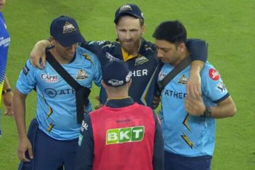 kane Williamson injured his knee while saving a boundary in the IPL 2023 opener 