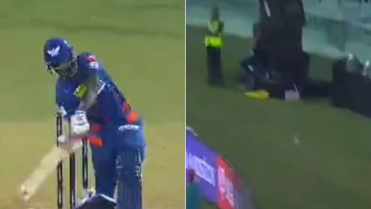 IPL 2023: K Gowtham Comes in as LSG Impact Player to Face Just one Ball, Smashes it Out of the Park