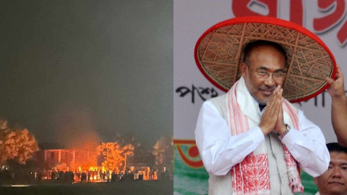 Manipur: Miscreants Torch Govt Building in Violence-hit Churachandpur; Night Curfew from Saturday