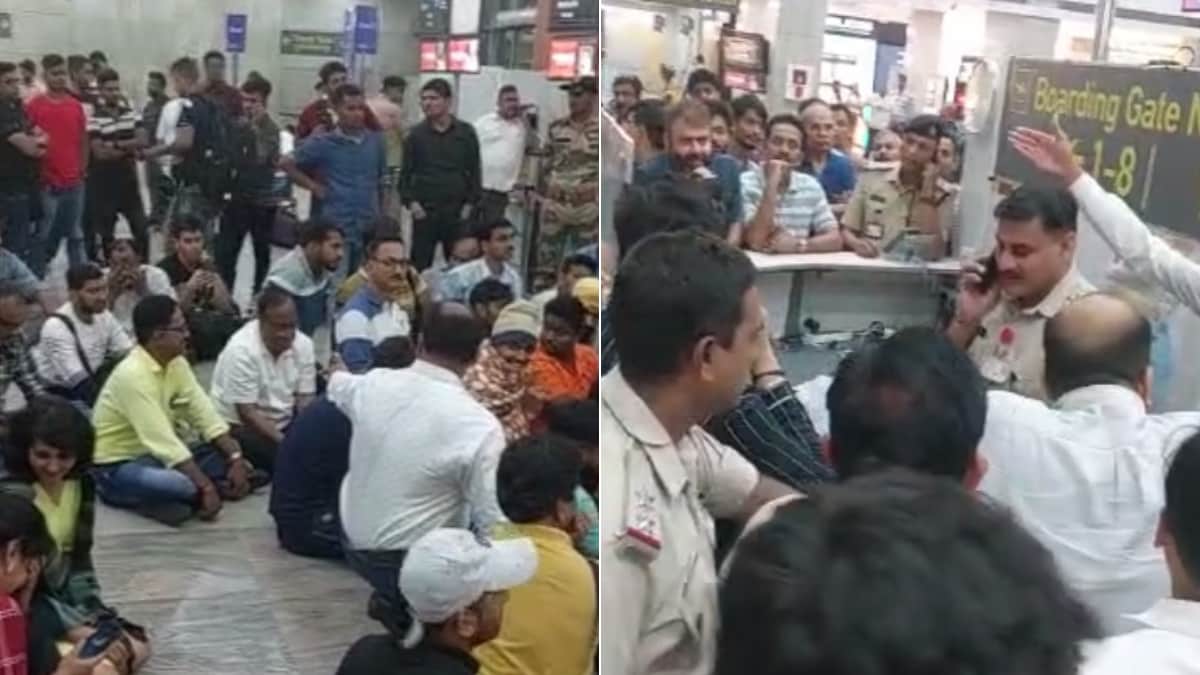 Mumbai Airport: On Cam, GoAir Passengers Create Ruckus After Flights Get Cancelled