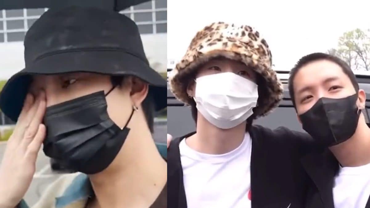 BTS: RM Cries, Suga Remains Quiet As They See J-Hope Off for Military ...