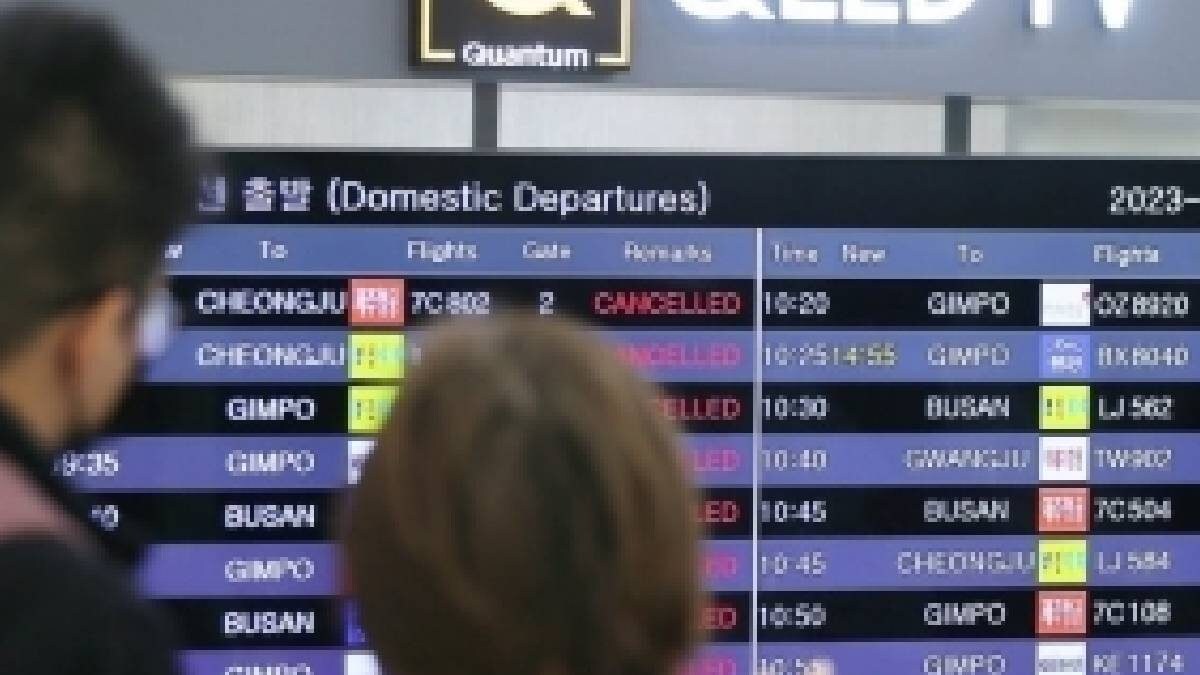 Flights Grounded in S.Korean Jeju Island Due to Dangerous Wind Conditions