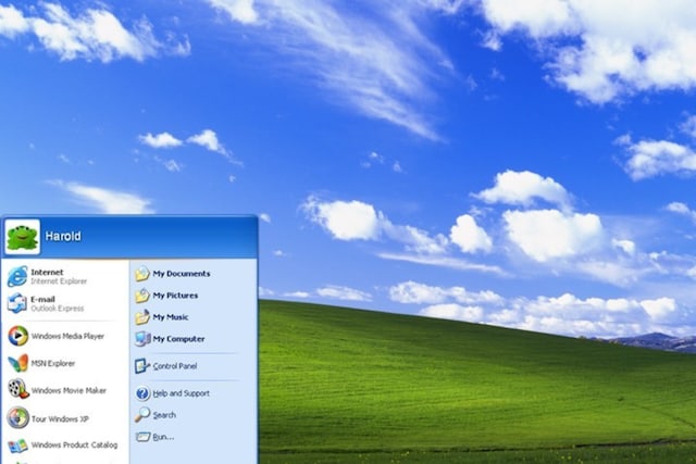 The iconic Windows XP wallpaper. (credits: Insta/microsoft)