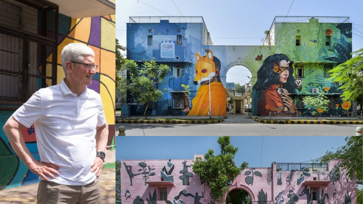 Tim Cook Visits Delhi's Lodhi Art District, Calls It A 'Remarkable Public Space' - Vimarsana News