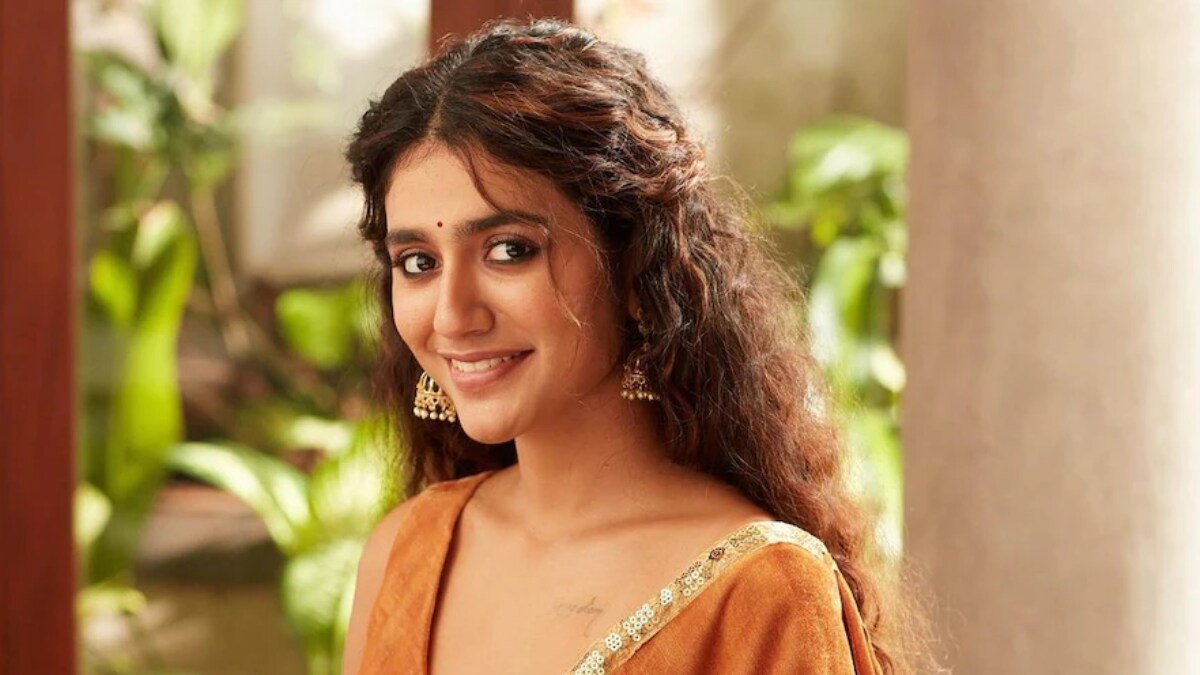 Priya Prakash Varrier Looks Stunning In This Mustard Yellow Saree, See Pics