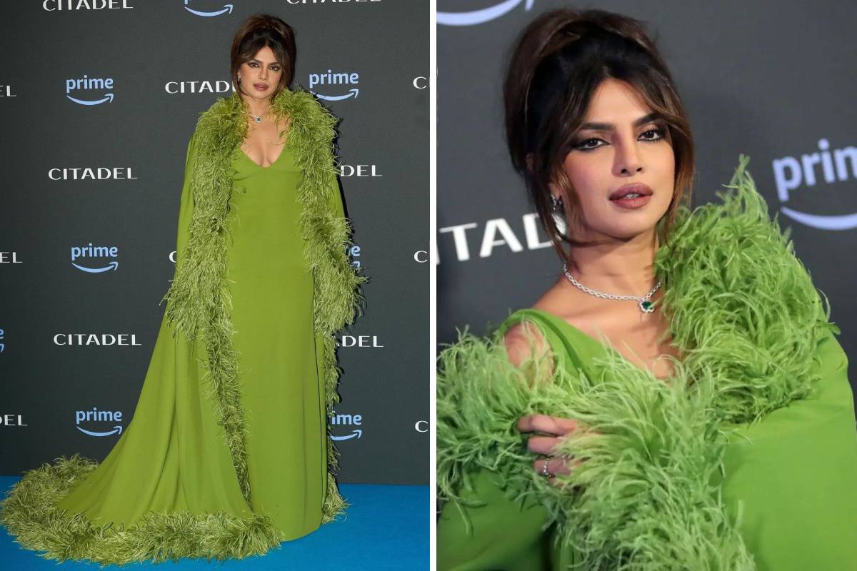 Priyanka Chopra Oozes Oomph In Green Dress With Plunging Neckline, Check Out The Diva's Hottest Red Carpet Looks Priyanka Chopra Oozes Oomph In Green Dress With Plunging Neckline, Check Out The Diva's Hottest Red Carpet Looks