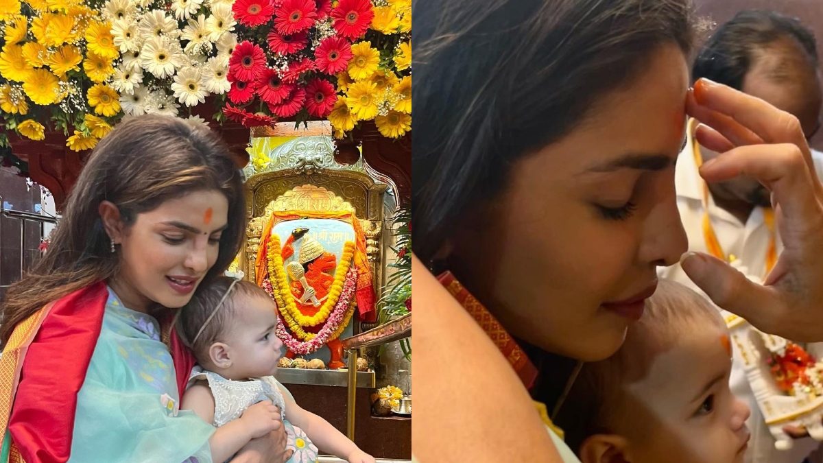 Priyanka Chopra Takes Daughter Malti To Shree Siddhivinayak, Shares Adorable Pics - Vimarsana News