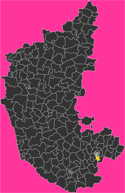 S10a176 Bangalore South Karnataka Constituency Location Map 