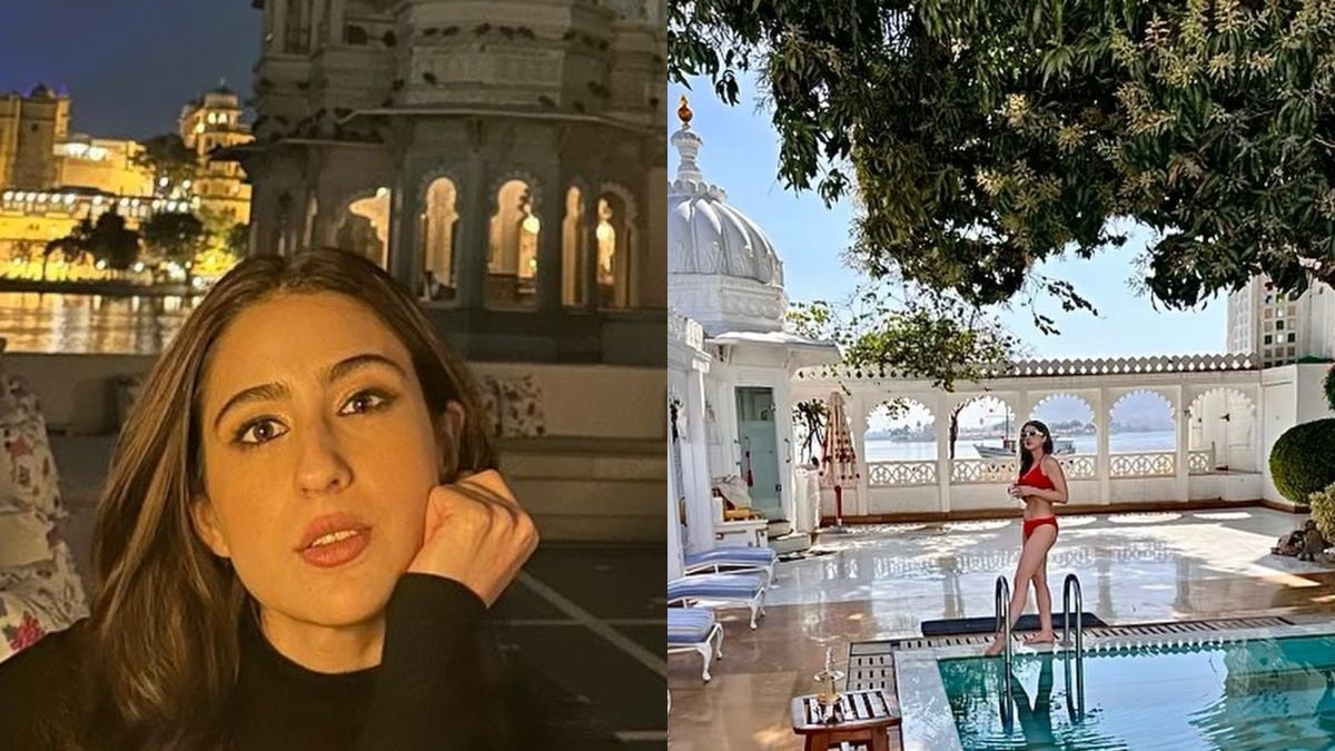 Sara Ali Khan Looks Hot in Red Bikini, Shares Stunning Photos From Her ...