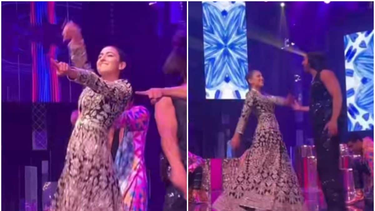 Ranveer Singh and Sara Ali Khan Reunite As They Rock NMACC Stage With ‘Aankh Marey’ Performance; Watch
