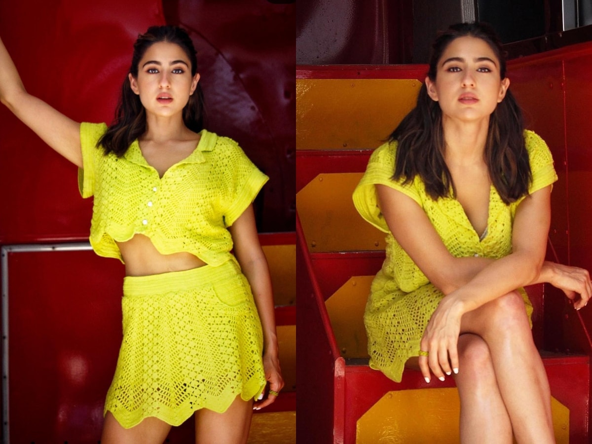 Sara Ali Khan Flaunts Her Poetry Skills With Hot Pictures, Fans Say, 'Yellow Yellow, You're A Cutiepie...' - News18
