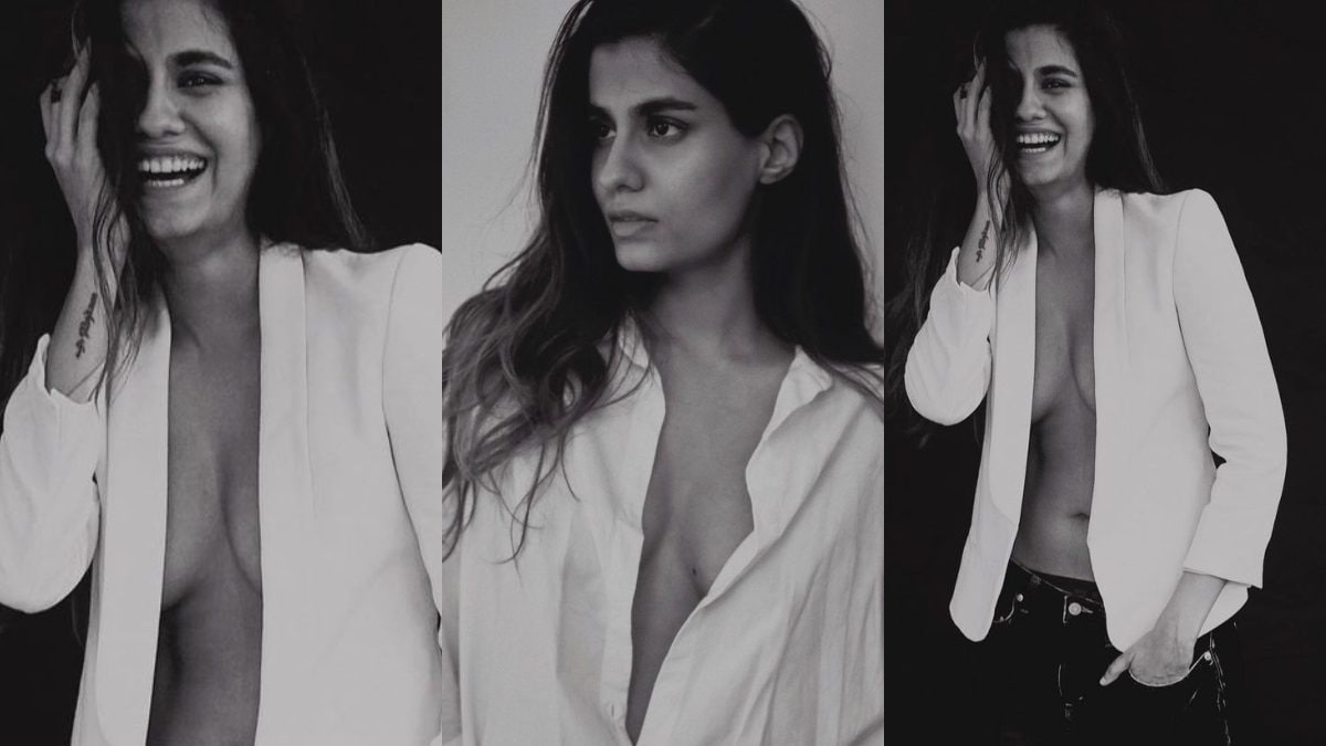 HOT! Shreya Dhanwanthary Wears Nothing Under Blazer, Flaunts Cleavage in Sexy Photo - Vimarsana News