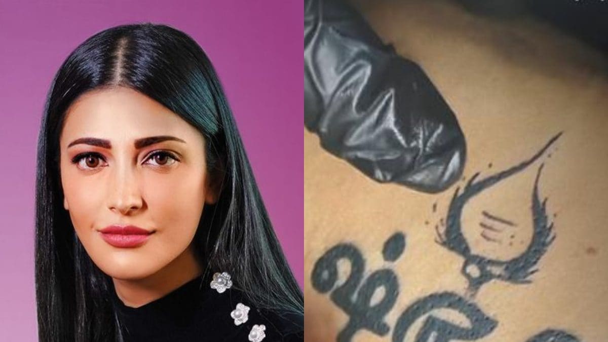Shruti Haasans new tattoo proves shes an ardent devotee of Lord Murugan   TOIPhotogallery