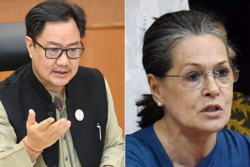 As Sonia Talks of Defending Constitution, Rijiju Says Illusory Statement of  Highest Improbity