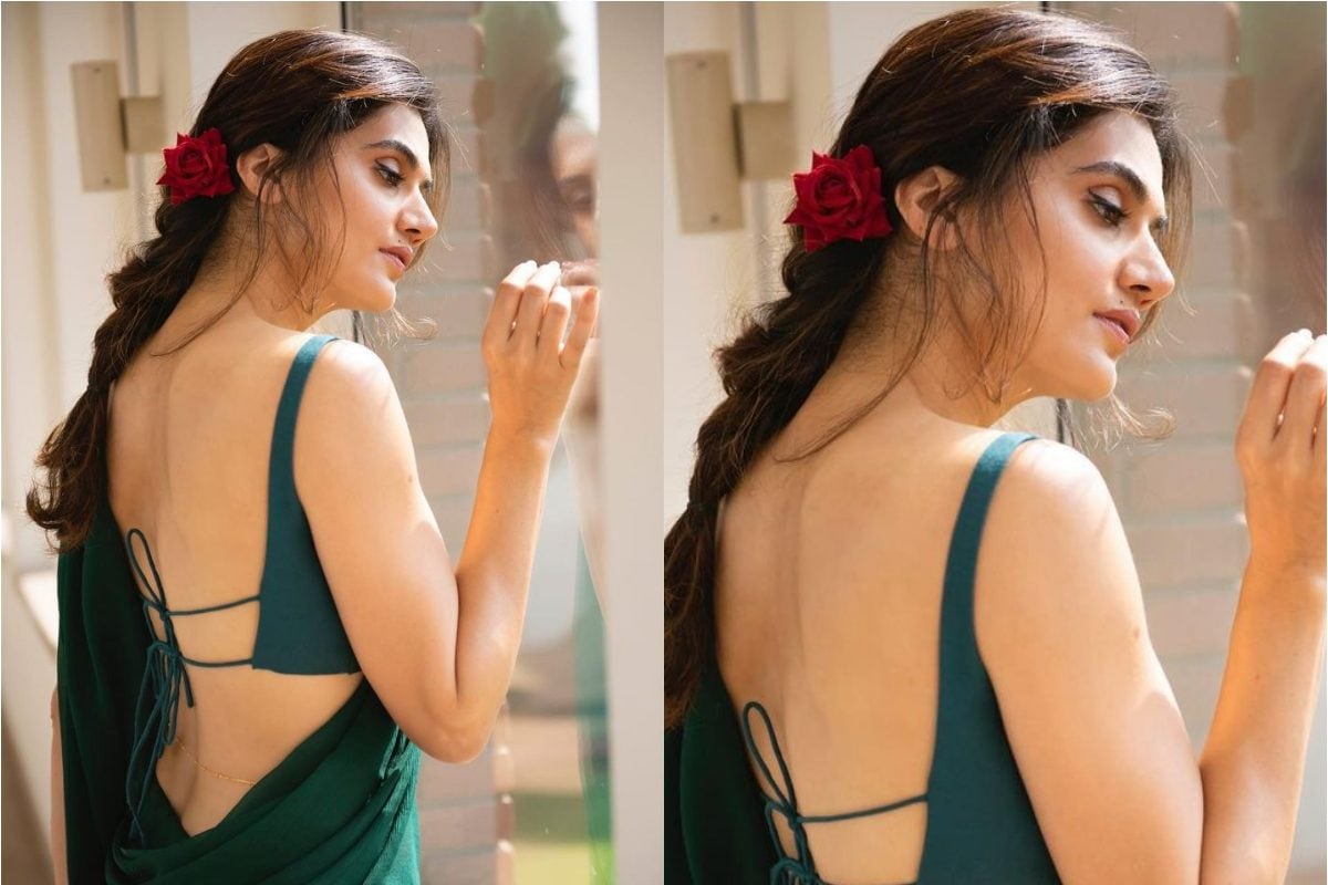 Shriya Saran Styles Her Saree In Backless Off-Shoulder Gown, Looks Smoking  Hot