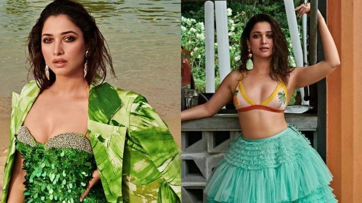 HOT! Tamannaah Flaunts Cleavage in Sexy Bralette During Beach Photo Shoot;  Vijay Varma Reacts - News18