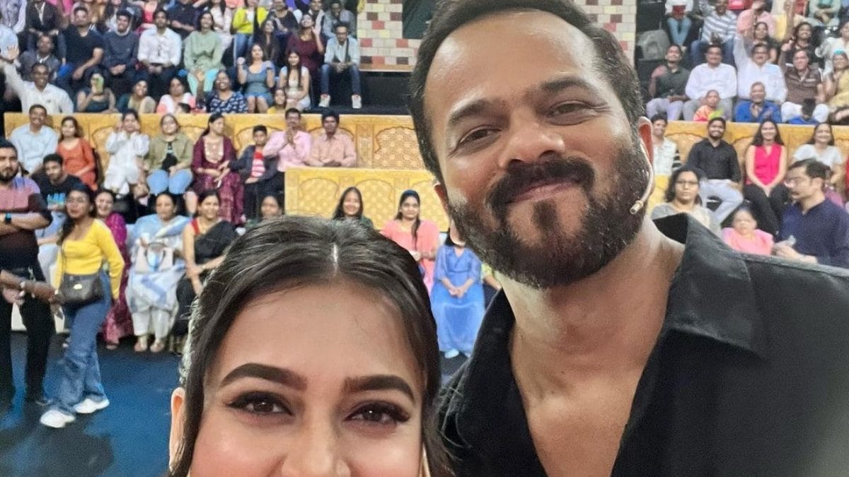Tejasswi Prakash Drops a Happy Selfie With 'Khiladi' Rohit Shetty; Beau Karan Kundrra Reacts - Vimarsana News