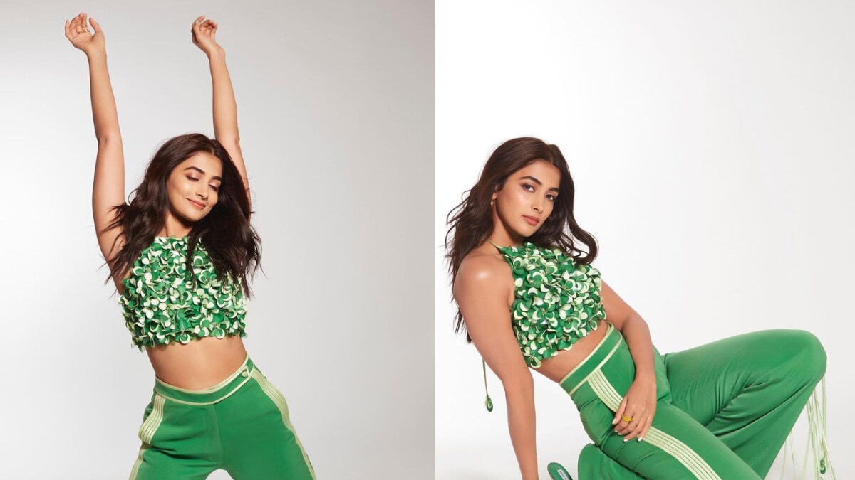 Throwback To When Pooja Hegde Stunned In A Green Chic Outfit Ahead Of Kisi Ka Bhai Kisi Ki Jaan's Release