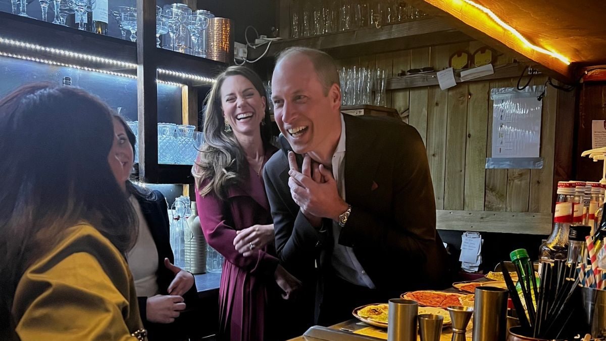 Prince William Takes Customer Booking at Indian Restaurant During Royal Visit