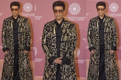 Karan Johar Slips Into a Magnificent Black and Golden Embroidered Attire For the NMACC Fashion Gala