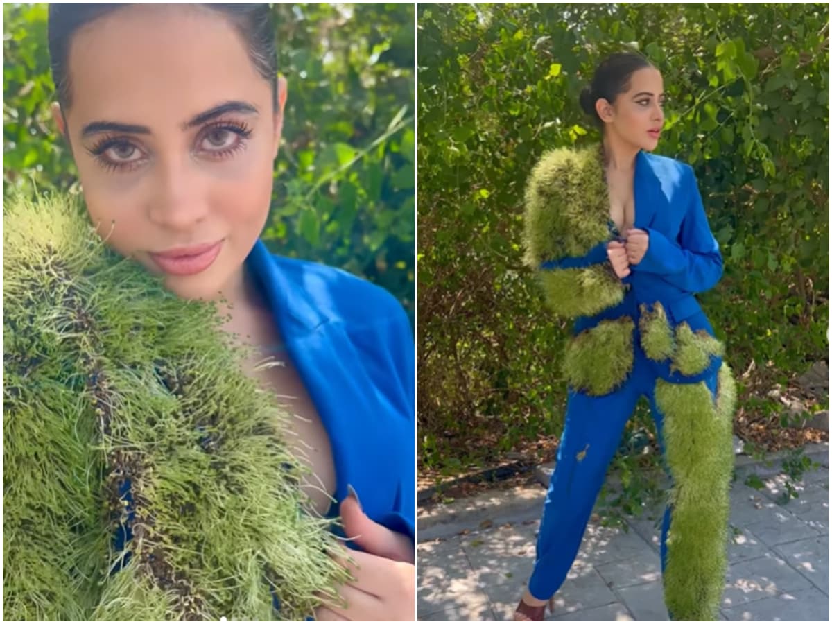 1200px x 900px - Urfi Javed Brutally Trolled for Wearing Outfit Made of Grass but Orhan  Awatramani Approves - News18