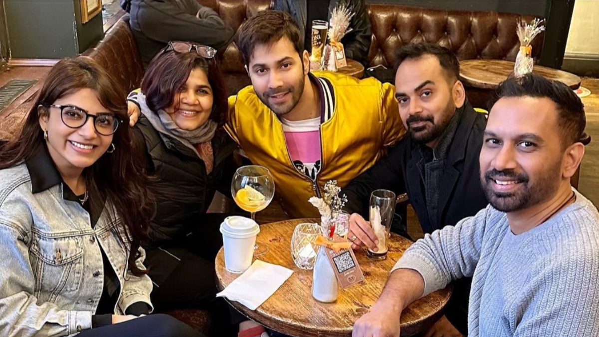 Samantha Ruth Prabhu, Varun Dhawan and Team Citadel Catch Up For a Quick Break In England; Pic - Vimarsana News