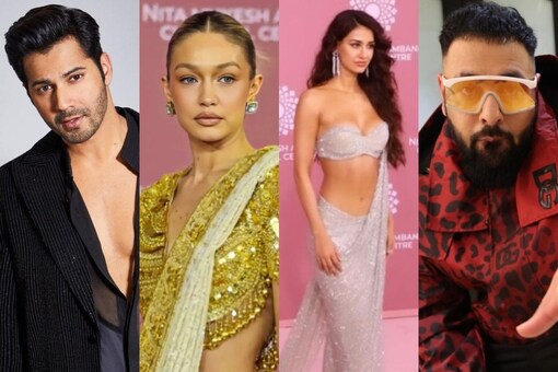 Varun Dhawan, Gigi Hadid, Disha Patani, Badshah